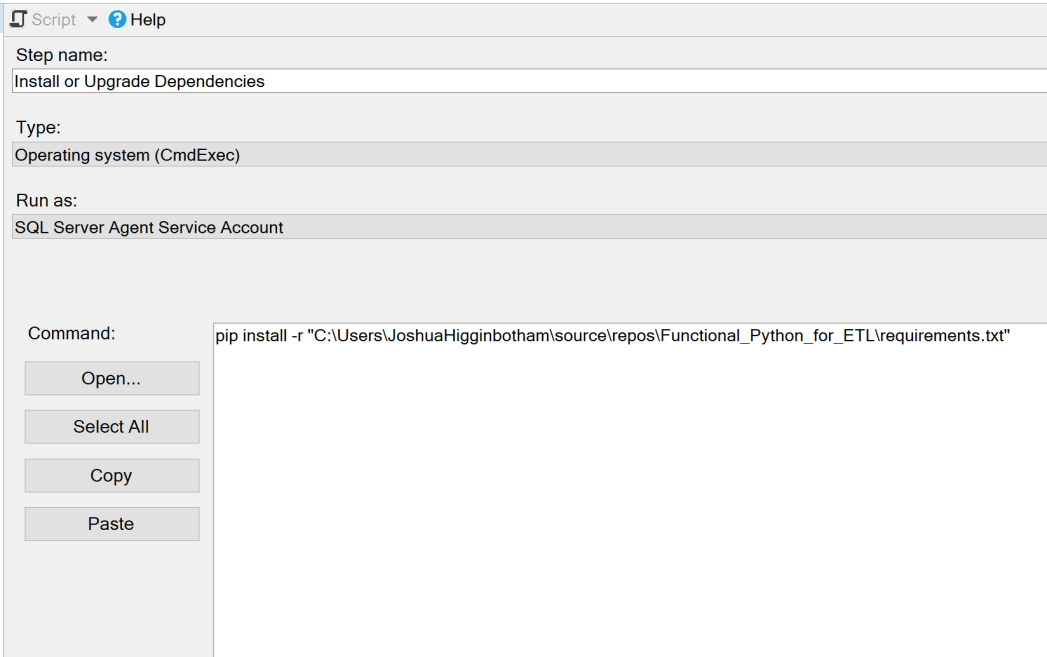 Automating Python Data Pipelines with SQL Agent